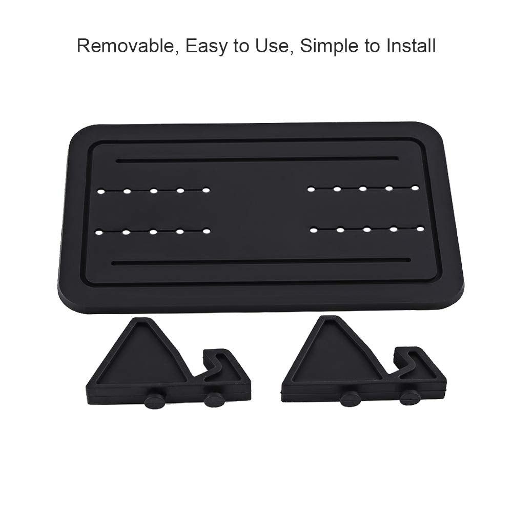 Soporte de Teléfono para Coche Universal de Silicona Negro con Almohadilla Antideslizante y Ancho Ajustable