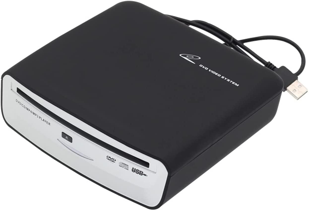 tengertang Reproductor de CD externo universal para coche, reproductor de CD externo con carga de ranura para coche, compatible con navegación Android (versión Android 4.4 y superior)/PC/TV-Plug and Play
