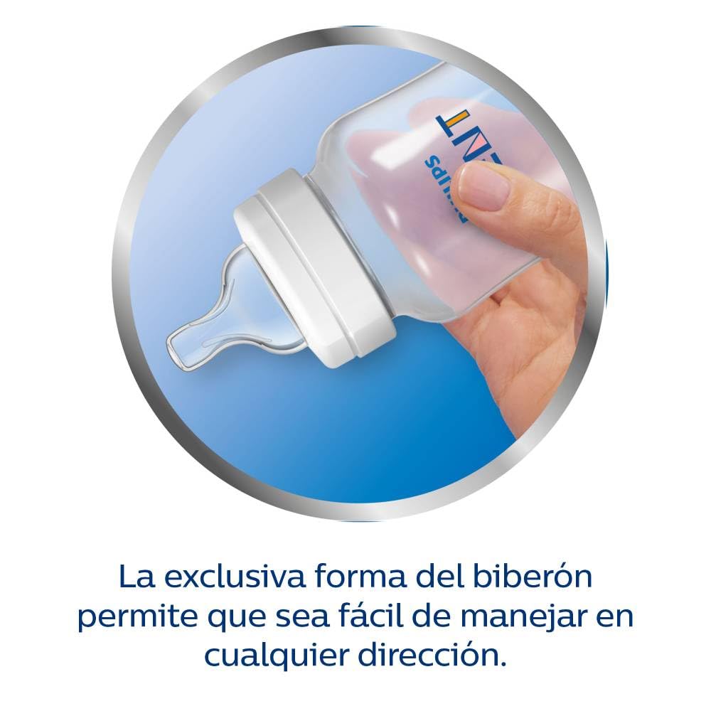 Philips Avent 6704440 Set Primeros Comienzos Anti-colic incluye esterilizador, extractor leche manual y 3 biberones anti cólicos