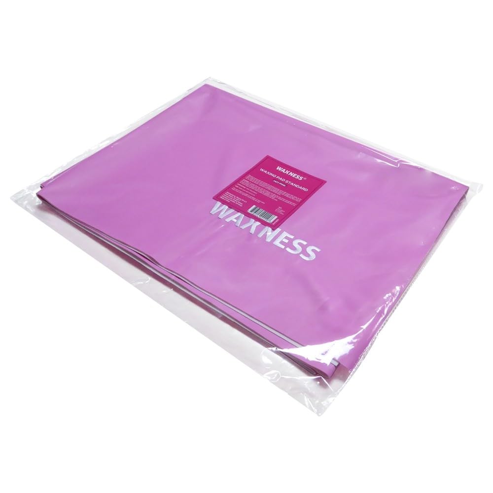 Waxness Base de azúcar y cera no adhesiva estándar de 1,83 m x 0,69 m, color rosa fuerte, no pegajoso y almohadilla de cera estándar, mineral francés
