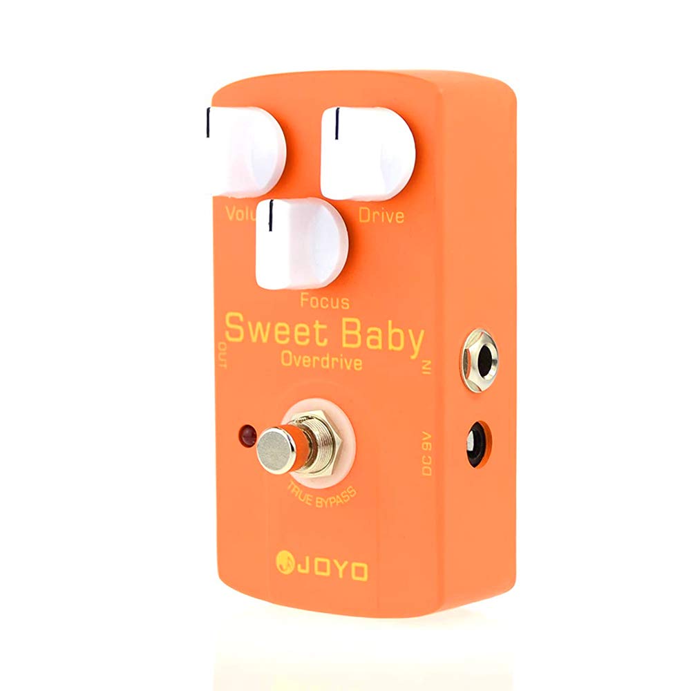 JOYO - Pedal de sobremarcha de baja ganancia se adapta a varios estilos OD para efectos de guitarra eléctrica - True Bypass (Sweet Baby JF-36)