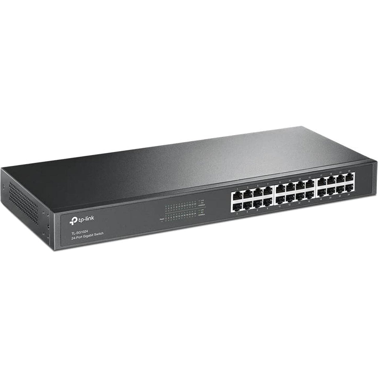 TP-Link TL-SG1024 Interruptor Gigabit con cubierta de acero para escritorio, 24 Port Rack