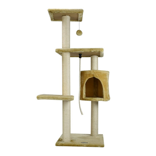 Fancy Pets Mueble/Rascador para Gato Argos de 112 Centímetros de Altura