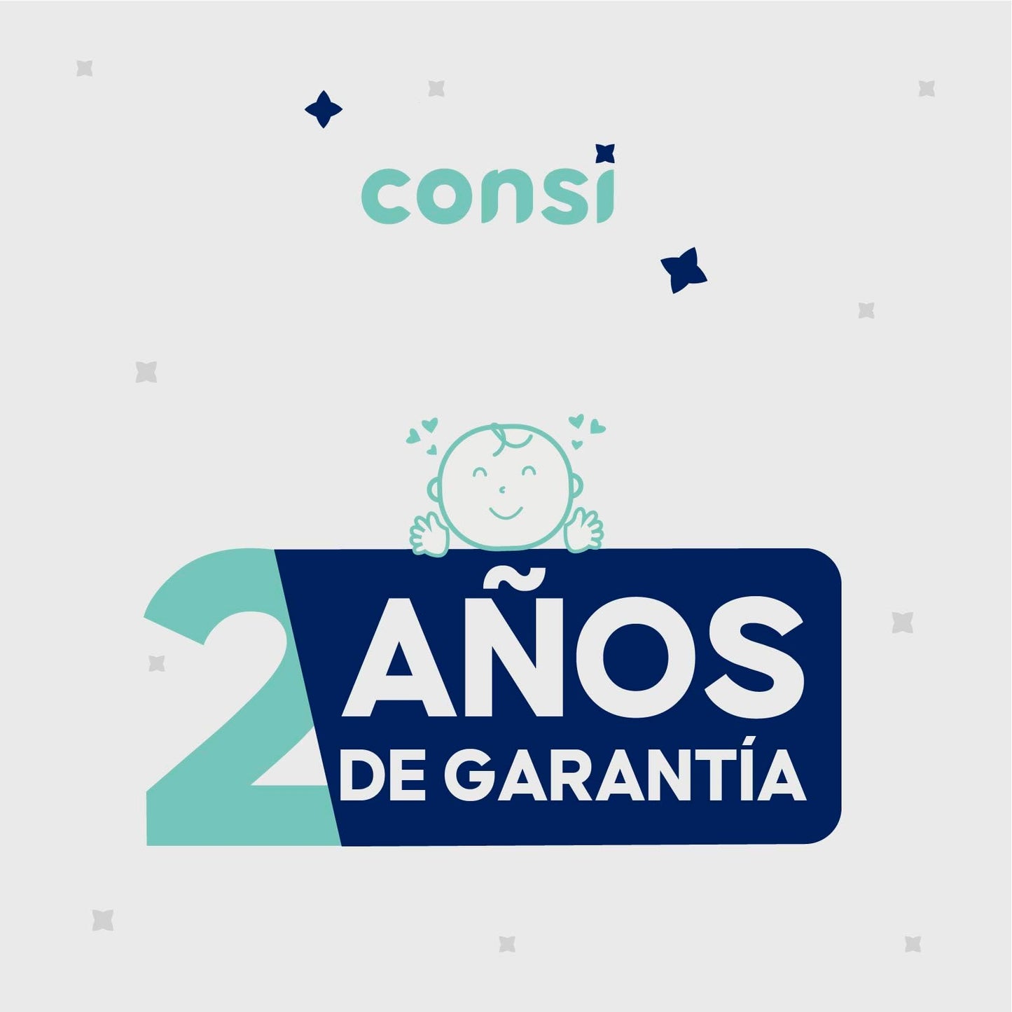Consi Esterilizador de Biberones y Secador, Accesorios de Bebé (Esteriliza Hasta 8 Biberones), con Panel Táctil, Función de Secado Rápido y Protección Contra Funcionamiento en Seco | ES01