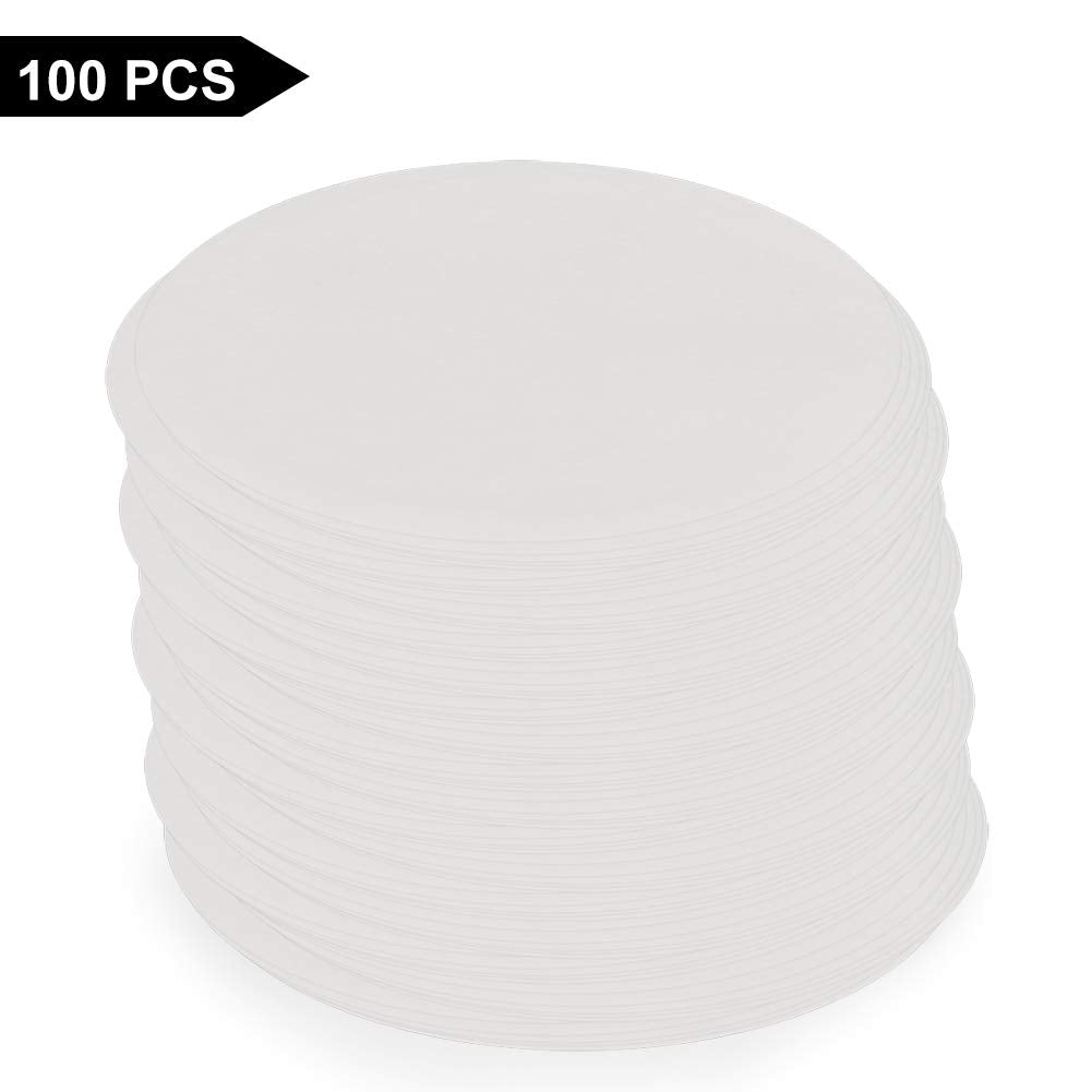 Círculos de Papel de Filtro Cualitativo stonylab Celulosa 56 mm Filtración Media 20 Micrones Paquete de 100
