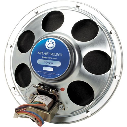 Altavoz de Techo AtlasIED Doble Cono 8 Pulgadas Transformador 25 V/70 V Deflector 62-8