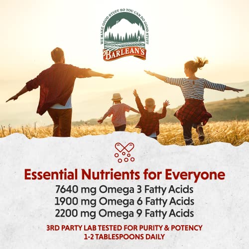 Barlean's Organic Oils Fresh Flax Oil, 16-Ounce Bottle
