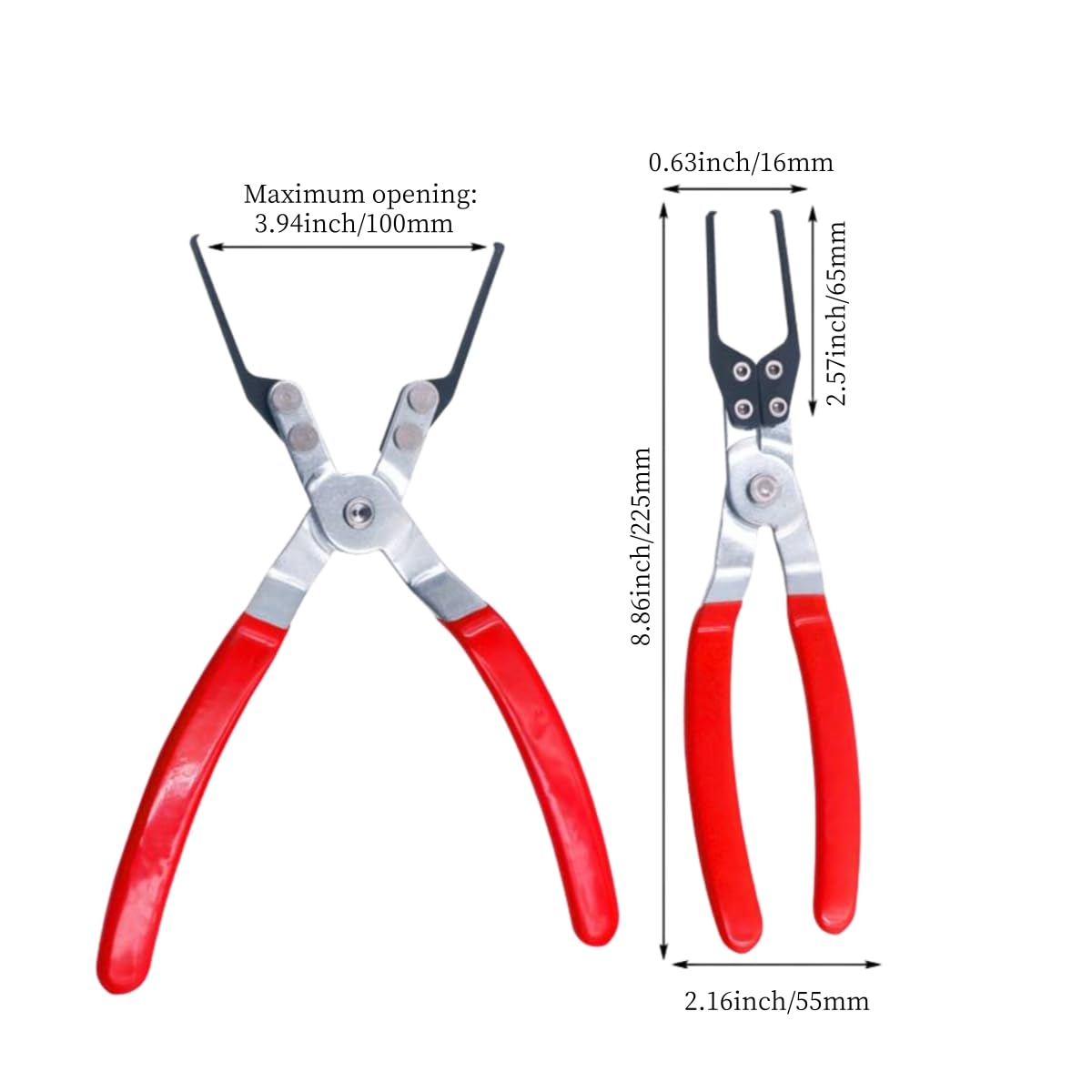 KUBOJSDLZ - Alicates para extractor de fusibles, alicates para extracción de relés, paquete de 4 herramientas automotrices para coche, motocicleta, camión, barco, vehículos, terminal de batería