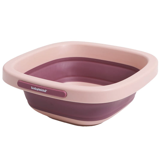 Babyhood Lavabo plegable multiusos para niños y bebés, ligero, portátil, plegable, para lavar biberones y piezas de pecho y hogar, cocina, uso al aire libre, camping 2021 rosa BH721