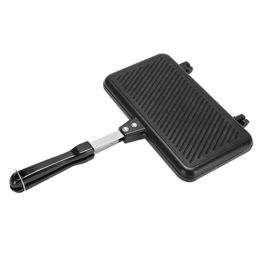 Hemoton Sartén para hornear sándwich de aluminio antiadherente para tortillas de doble cara, sartén para sándwiches, sartén para desayuno y cocina