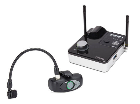 Sistema Inalámbrico UHF para Instrumentos de Viento Samson AWXm con Micro Transmisor