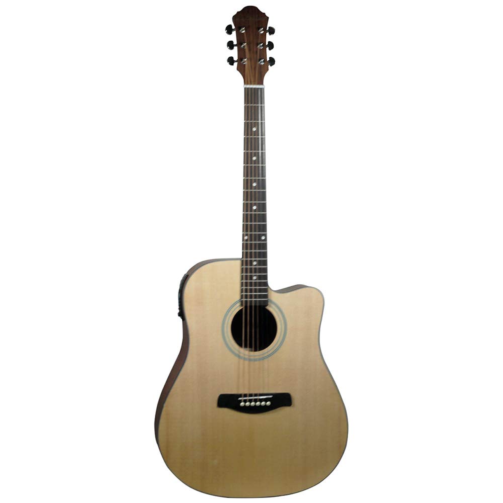 Guitarra electroacústica La Sevillana tipo texana. TX-100CEQ SS