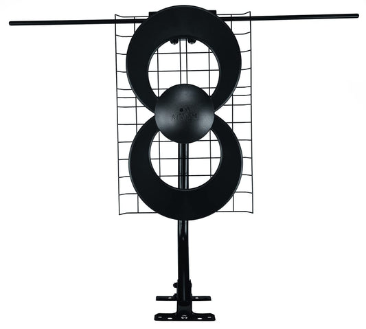 Antennas Direct C2-V-CJM ClearStream 2-V - Antena UHF/VHF (Interior y Exterior, Montaje de 50.8 cm), 60 Mile