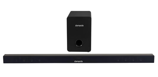 Aiwa Barra de Sonido con Subwoofer de 2.1 Canales Wireless 120W AWSBH1W-W