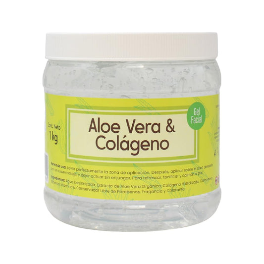 Gel De Extracto De Áloe Vera & Colágeno Hidratante Productos Mart Mexico 1 Kilo