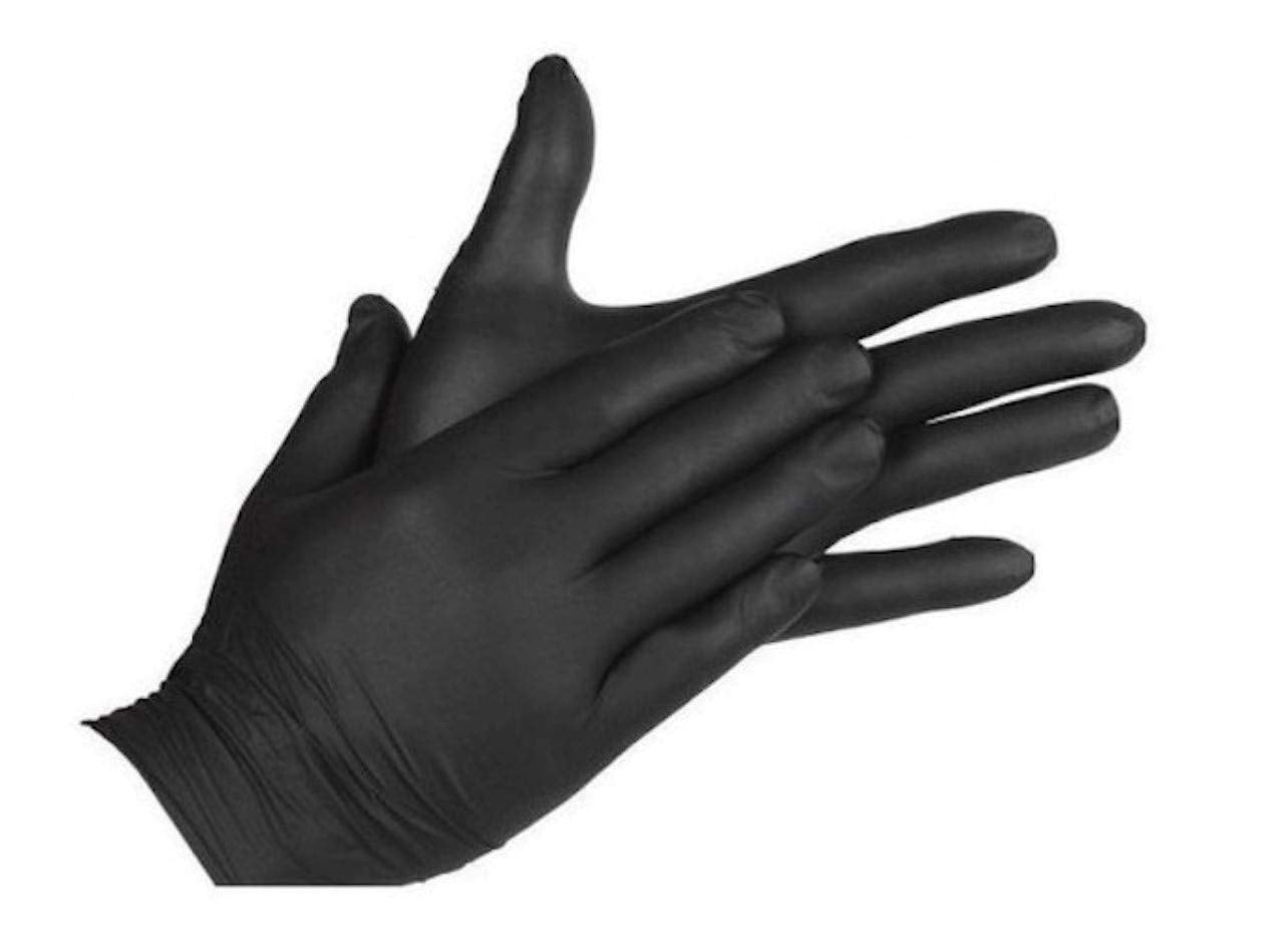 Guantes De Nitrilo Negro Uniseal