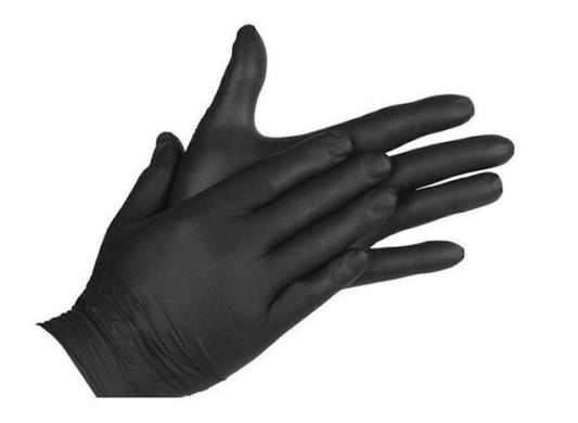 Guantes De Nitrilo Negro Uniseal