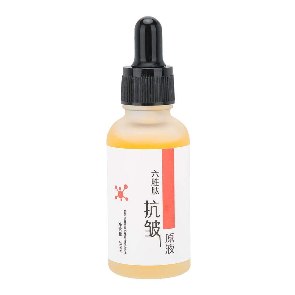 Suero Facial Antiarrugas de Seis Péptidos 30 ml Hidratante Antienvejecimiento para el Cuidado de la Piel
