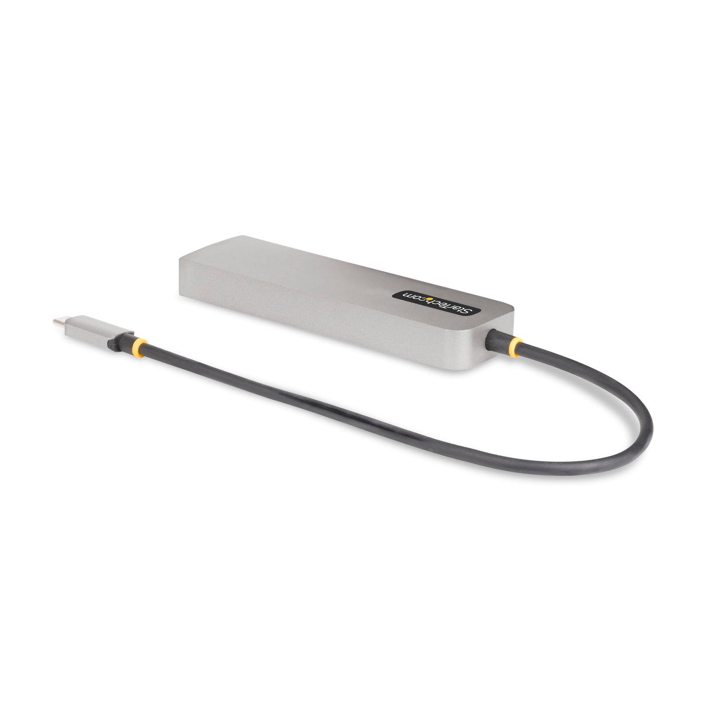 Concentrador USB-C StarTech.com Negro con Ethernet 2,5 Gbps y Puerto PD 100W