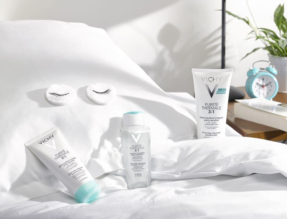 Vichy Pureté Thermale One Step Cleanser for Sensitive Skin, 10.1 Fl. Oz.