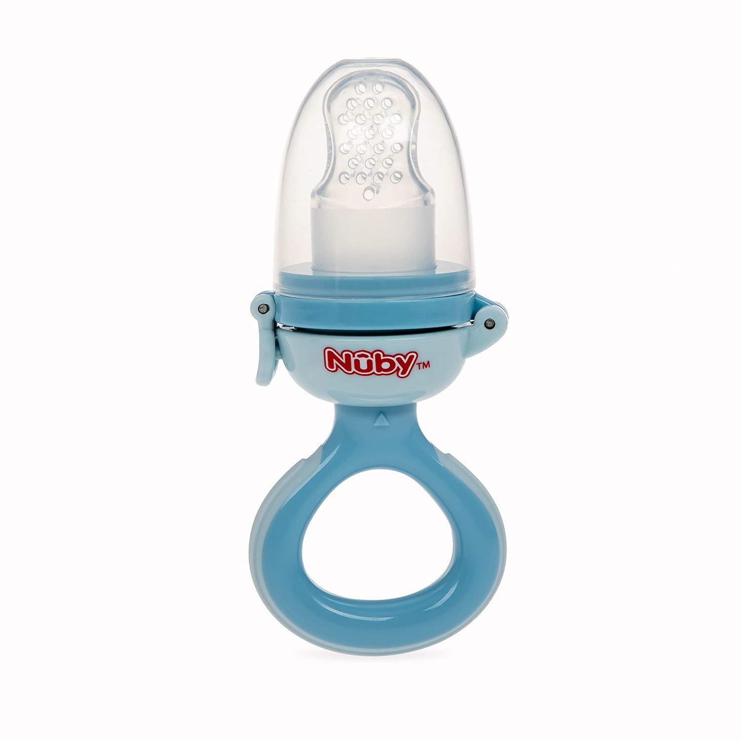 Alimentador Infantil Nuby Multicolor con Cubierta Higiénica para Primeros Alimentos