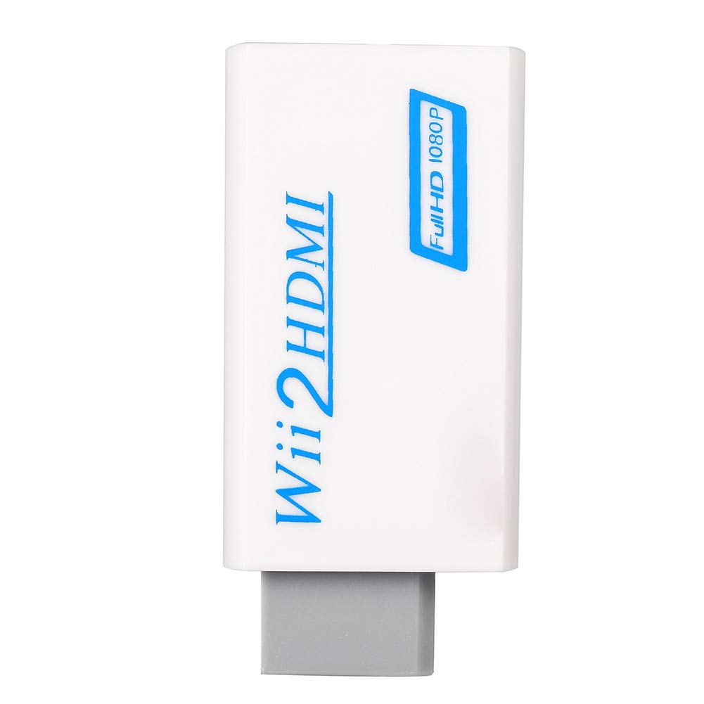 Ciglow para Wii a convertidor hdmi para Wii a HDMI 720P/1080P Salida de Audio y Video de 3.5 mm para Todos los Modos de visualización de Wii