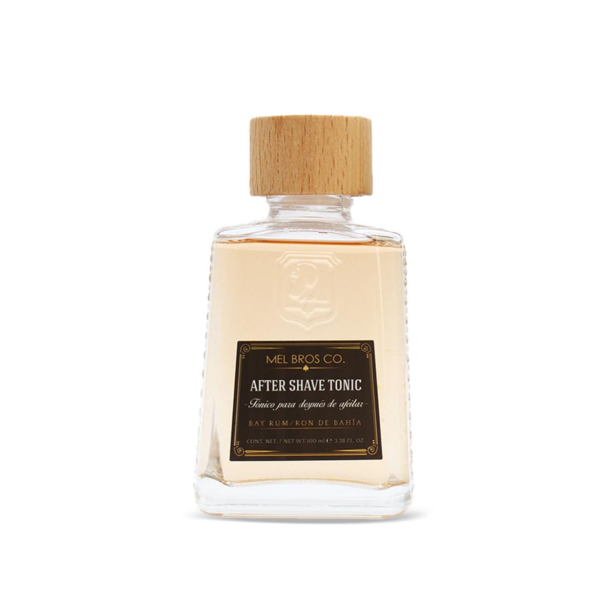 MEL BROS CO. - ROYAL BARBER, Tónico Ron de Bahía 100 ml / 3.38 oz - Loción After Shave. Tonifica la piel, aroma suave y ligero.