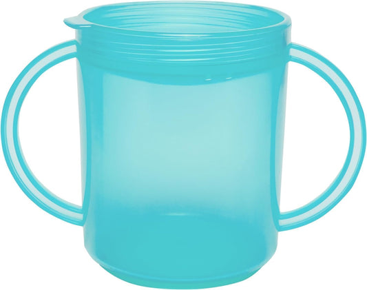 Vaso con Tapa Rehundida TalkTools Azul Claro a Prueba de Fugas para Habilidades Motoras Orales