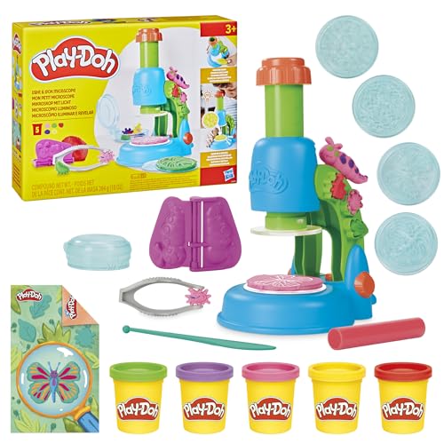 Set de Masas PLAY-DOH Microscopio Luminoso para Niños y Niñas