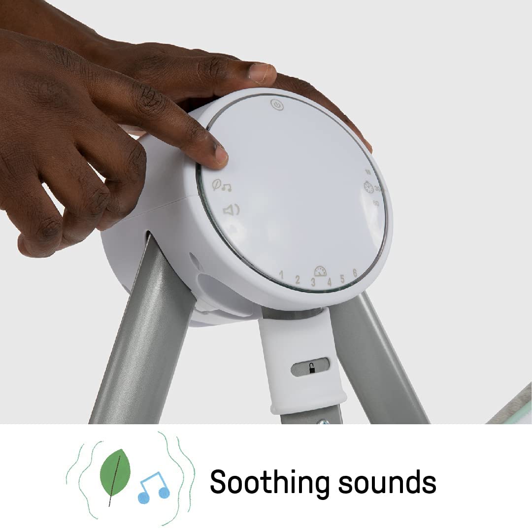 Ingenuity AnyWay Sway OM-9M, Silla Mesedora para bebé, color gris