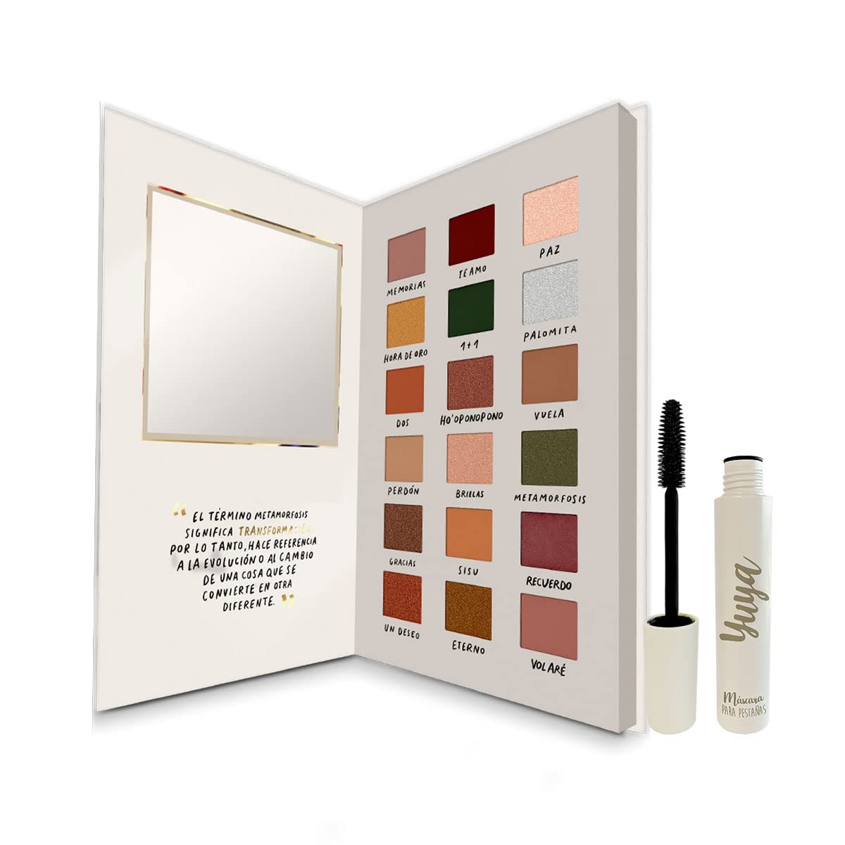 Yuya - Máscara 10 aceites + Sombras Metamorfósis (18 colores)