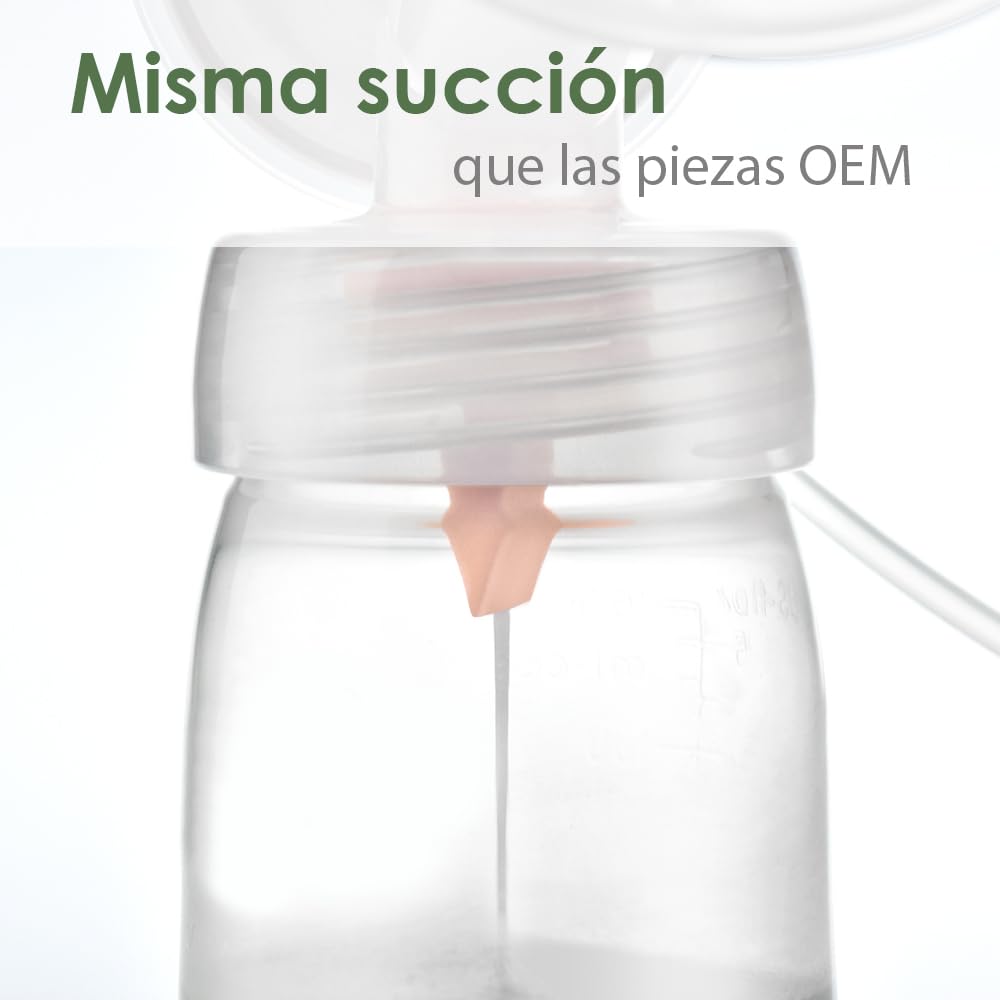 Maymom Piezas de Repuesto Compatibles con Spectra S1 Spectra S2 Synergy Gold Reemplazo de Válvula Pico de Pato No Originales de Spectra S2 (10 Piezas Naranja)