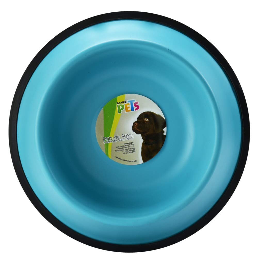 Plato para Perro Fancy Pets Colores Surtidos 24 Onzas