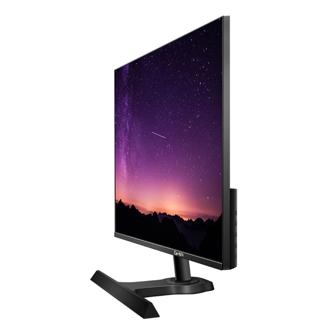 GHIA Monitor LED MG2721. Panel VA de 27" Pulgadas (68.58cm), Bisel ultradelgado,Full HD 1920 x 1080, 75 Hz, 5 ms, Conexiones HDMI y VGA, Bocinas integradas.