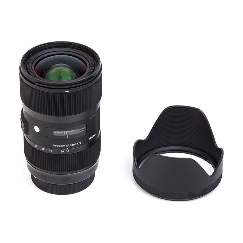 SIGMA - Lente Art DC HSM F1.8 de 18-35 mm para Canon