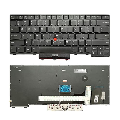 Teclado de Repuesto LXDDP Negro con Puntero para Lenovo ThinkPad L14 Gen 1 y 2 2020