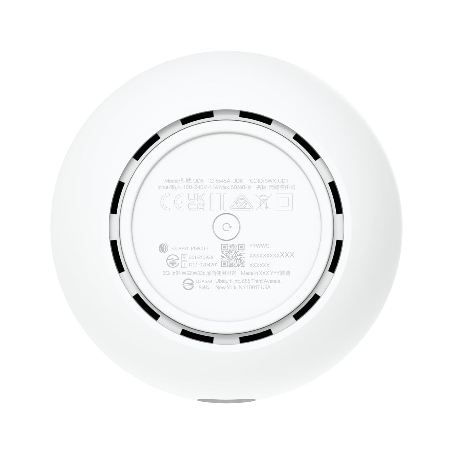 Ubiquiti Dream Wi-Fi 6 IEEE 802.11ax Router inalámbrico Ethernet