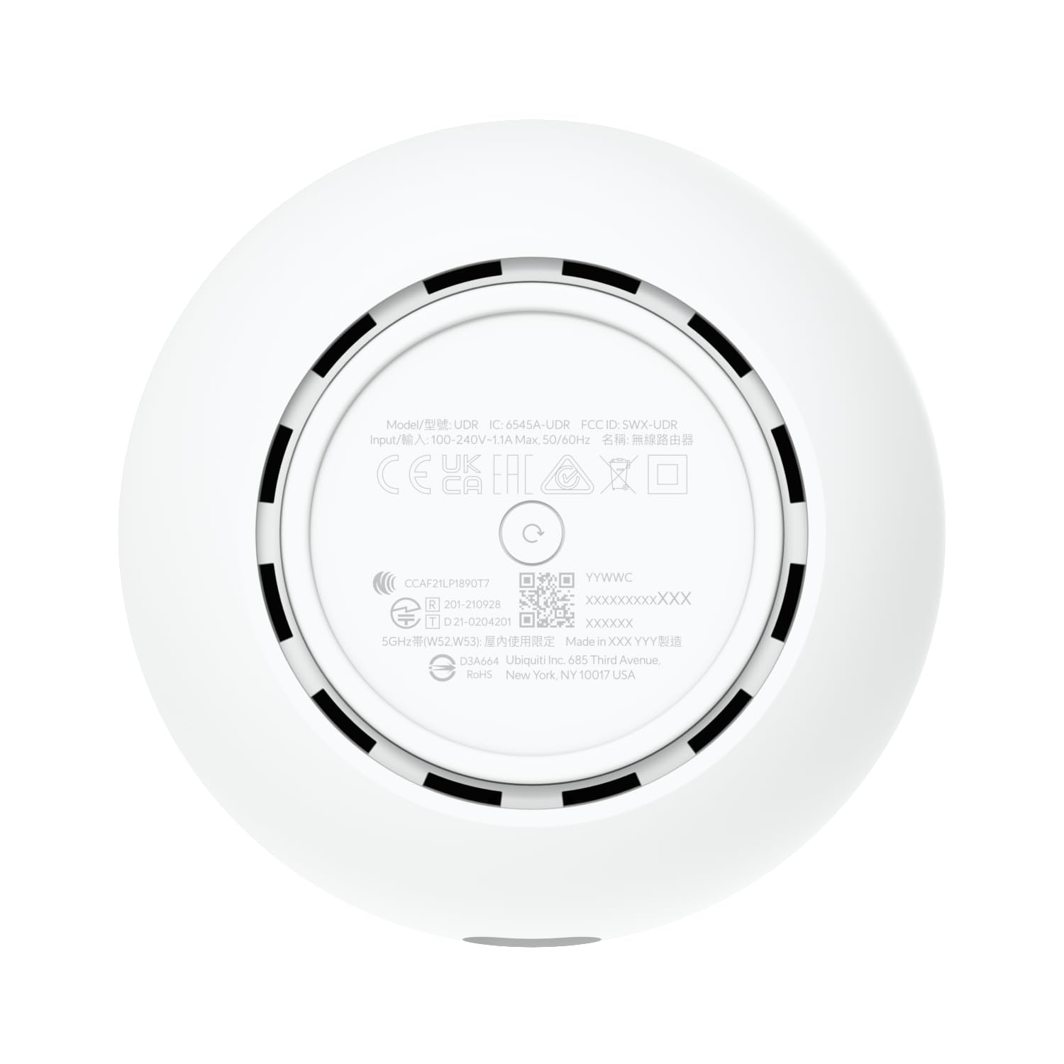 Ubiquiti Dream Wi-Fi 6 IEEE 802.11ax Router inalámbrico Ethernet