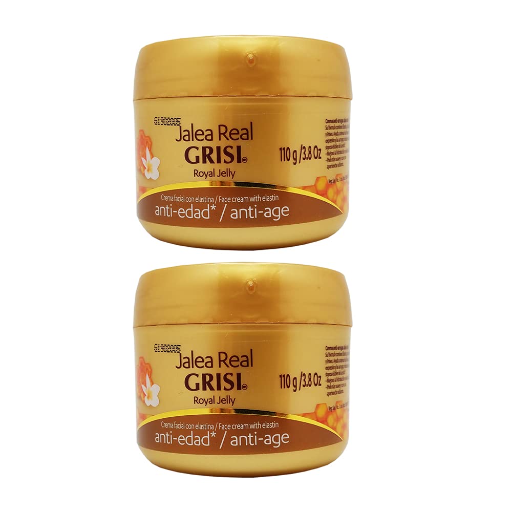Jalea Real Anti Aging Anti Wrinkles Moisturizing Cream with Elastin 3.8 Oz. by Grisi
