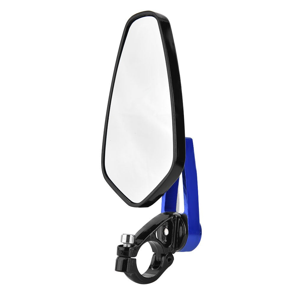 Espejos Retrovisores para Motocicleta Moto Aleación de Aluminio Azul Universales
