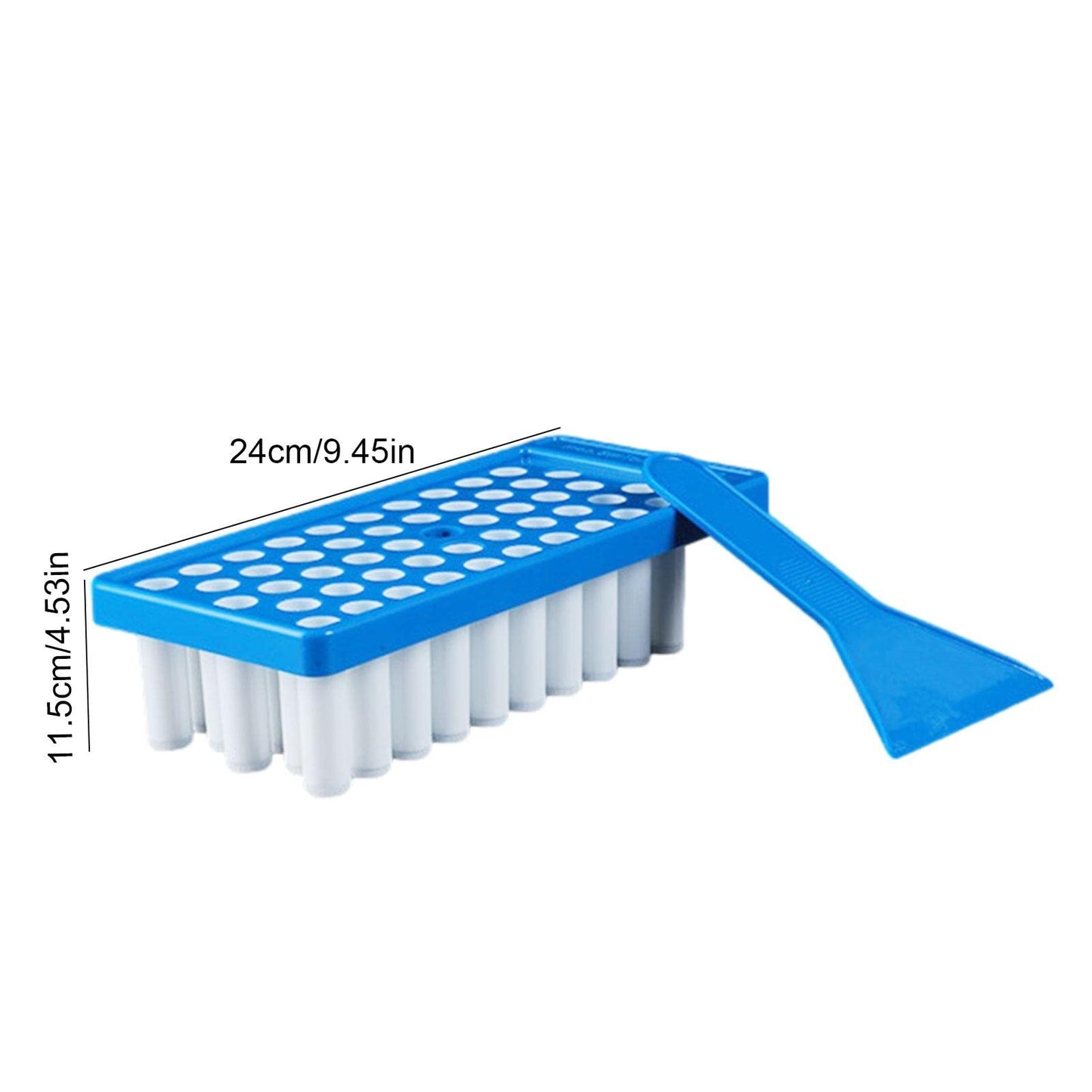Greatideal bálsamo Labial, Kit Bandeja contenedor bálsamo Labial con Bandeja Relleno y espátula, 50 Piezas lápices labiales vacíos, llenado, molhecho a Mano, Paleta con raspad