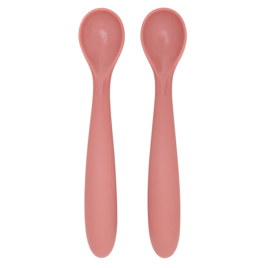 Cuchara de Silicona Dollop Azul para Bebé