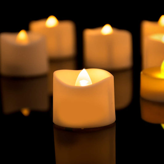 Velas LED Pequeñas Flama Realista con Movimiento para Decoración