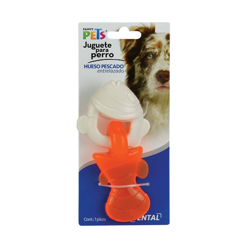 Juguete Dental Entrelazado Fancy Pets Hueso Pescado