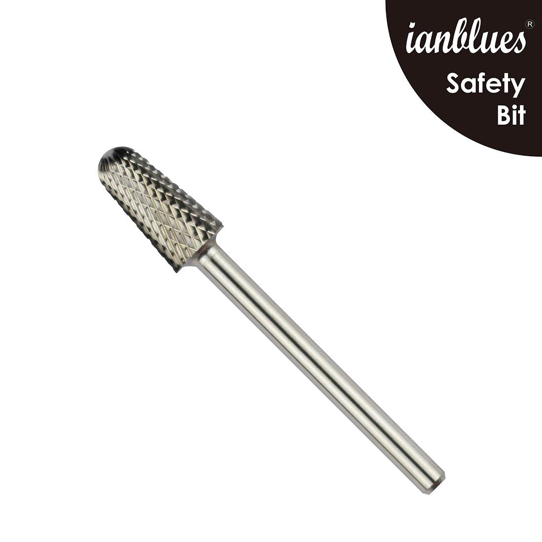 Brocas de Seguridad para Taladro de Uñas Middle-M Plateado para Máquina de Manicura Eléctrica