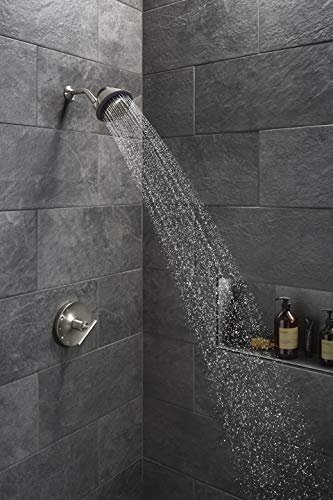 Kohler Moxie - Altavoz inalámbrico Bluetooth impermeable, 1.75 gpm, níquel cepillado