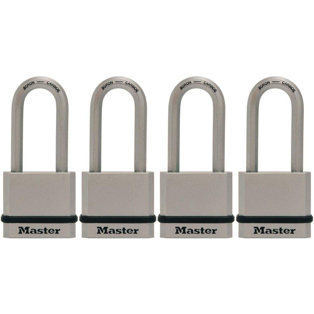 Candado de Acero Macizo Master Lock 5 cm Keyed Alike Paquete de 4