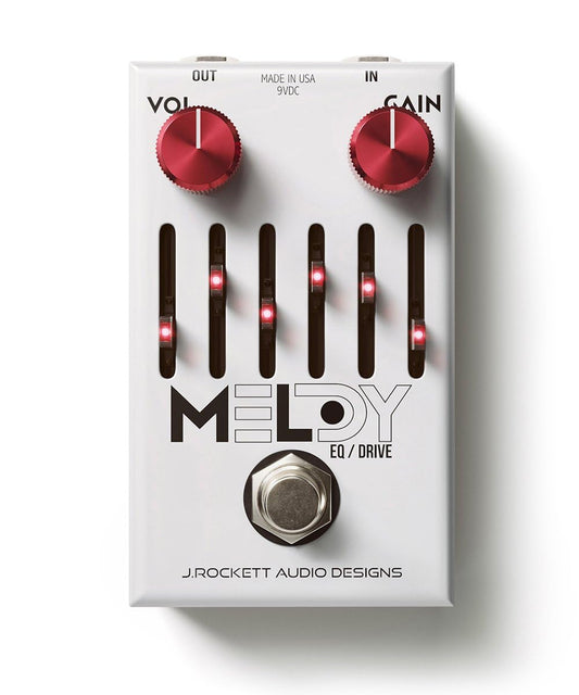 Pedal de Efectos de Guitarra J. Rockett Audio Designs Q Series Melody Overdrive y Ecualizador 6 Bandas