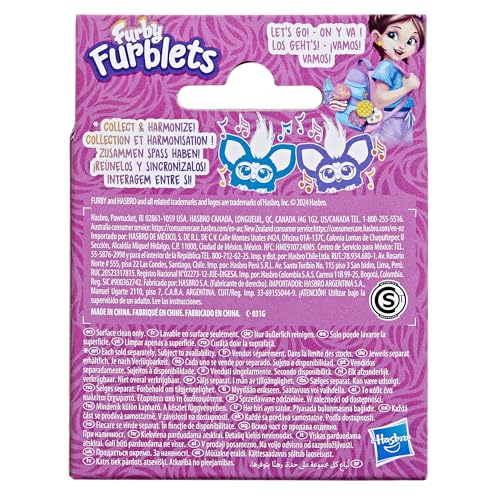 Furby Furblets - Miniamigo Groo-Vee - Morado - Peluches electrónicos para niños y niñas a Partir de 6 años