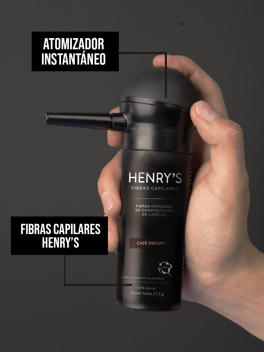 Fibras Capilares, KIT CASTAÑO OSCURO, Solución para la Calvicie, Caida de Cabello, Alopecia o falta de Volumen. 27.5 gramos. Fibras de Construcción de Cabello. Ideal para el Cabello Delgado. Fibras de Algodón 100% Natural. Voluminizador y texturizador de